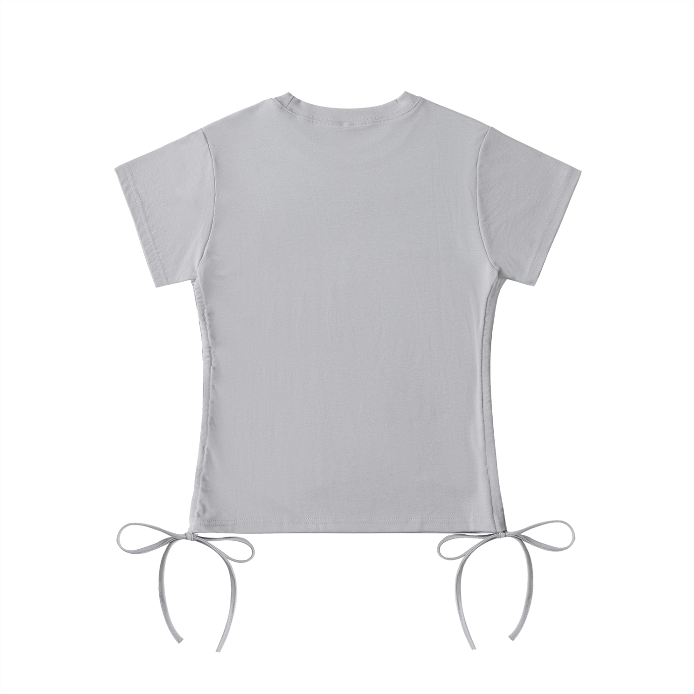 MS Womens Drawstring Tee Grey