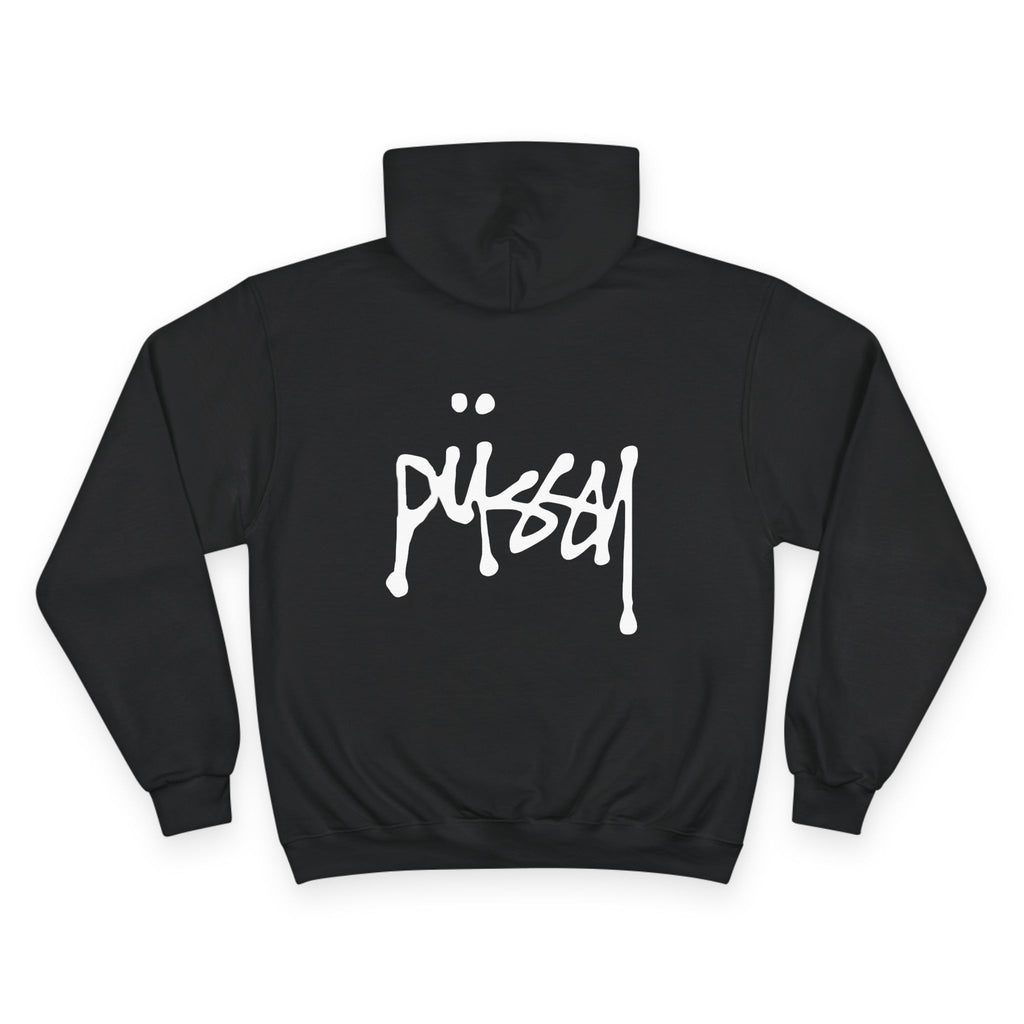 Pussy Champion black hoodie