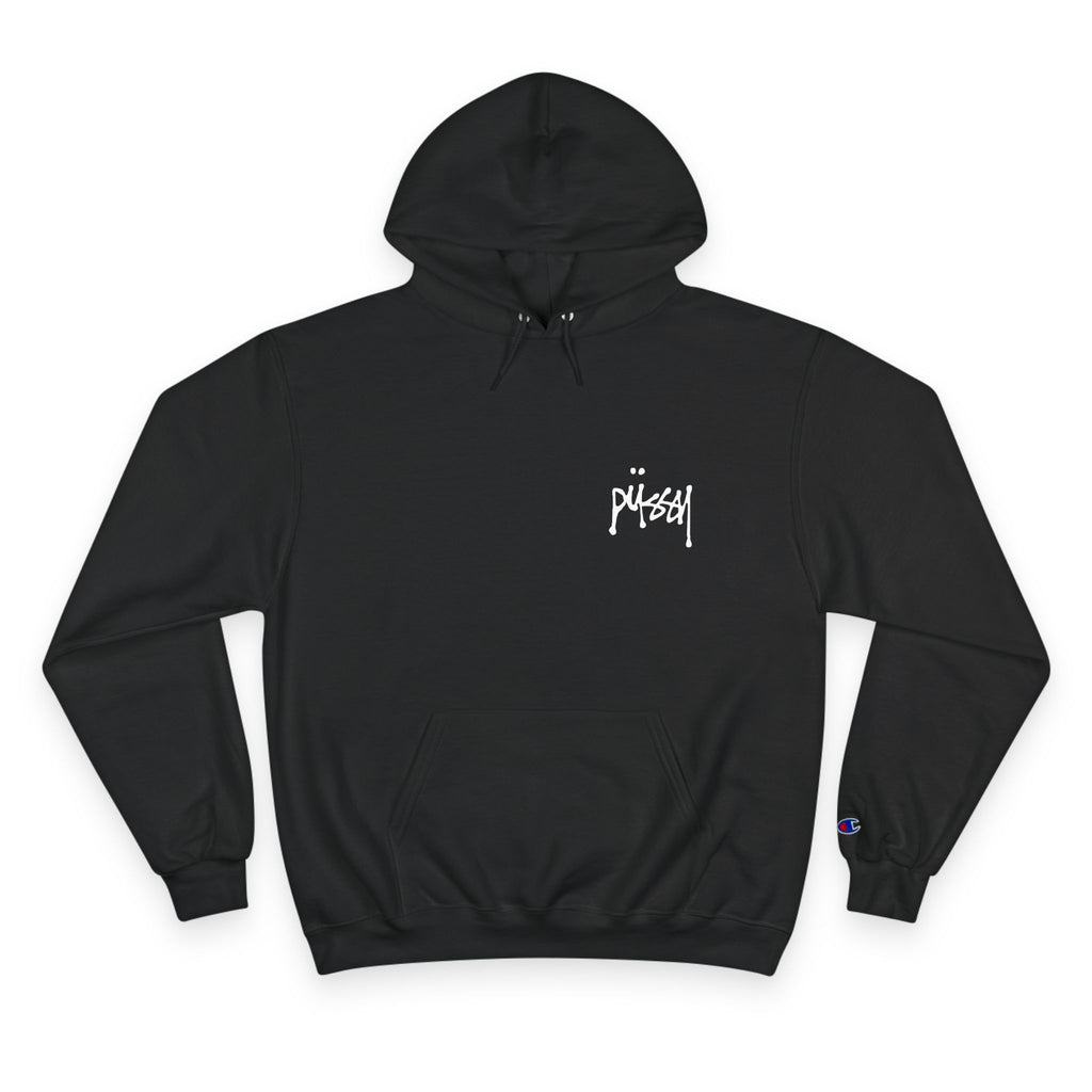 Pussy Champion black hoodie