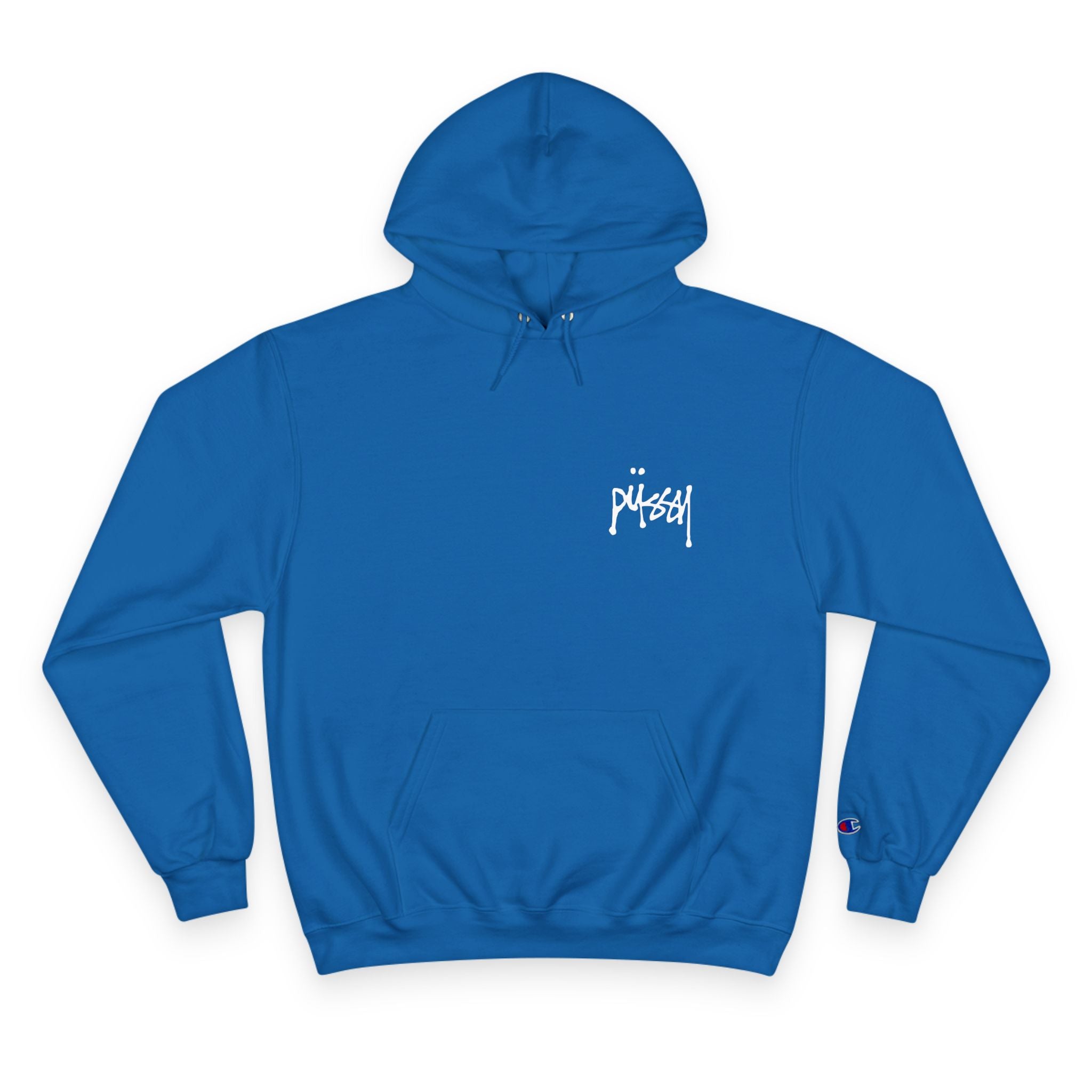 Pussy Champion blue hoodie