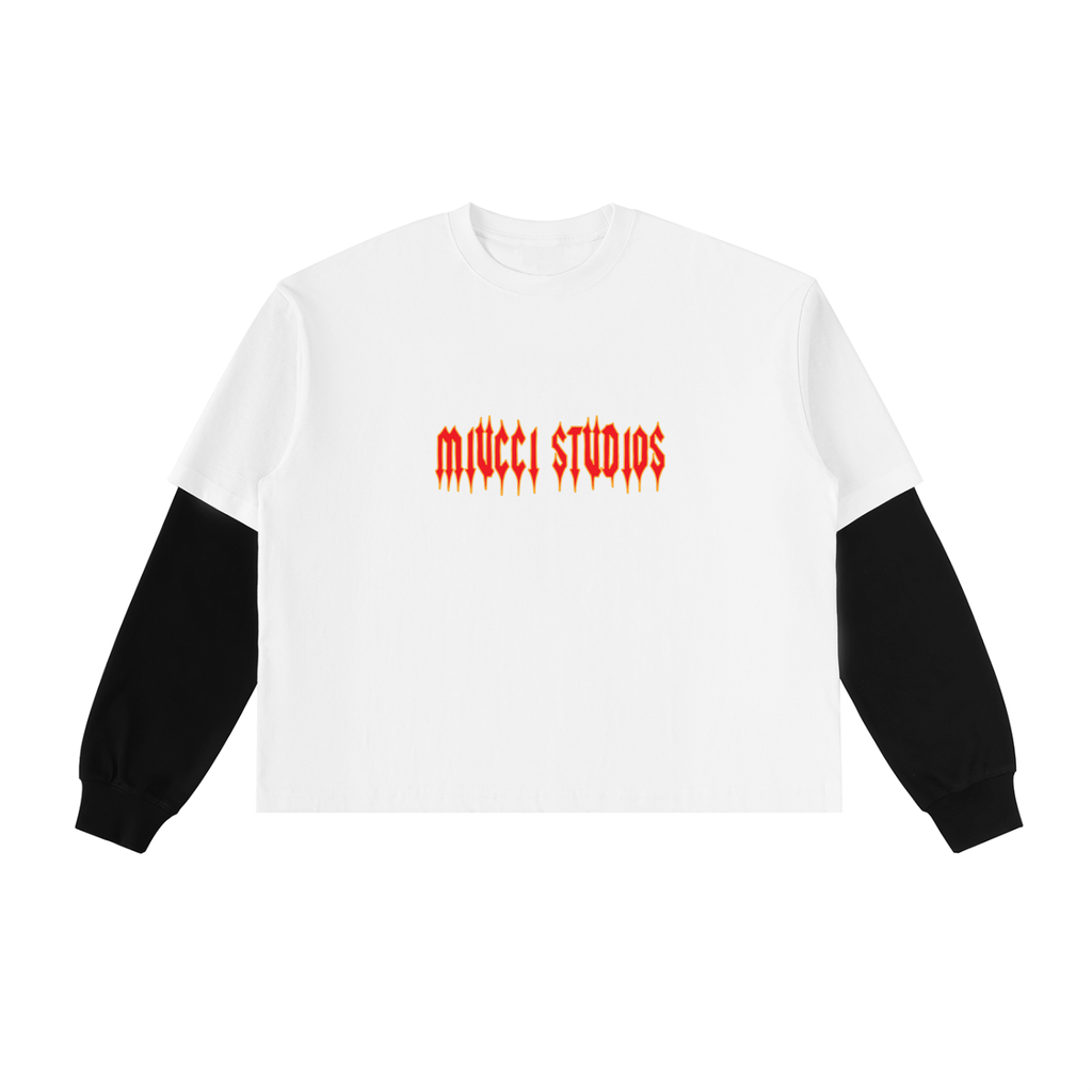 Blaze white two piece longsleeve