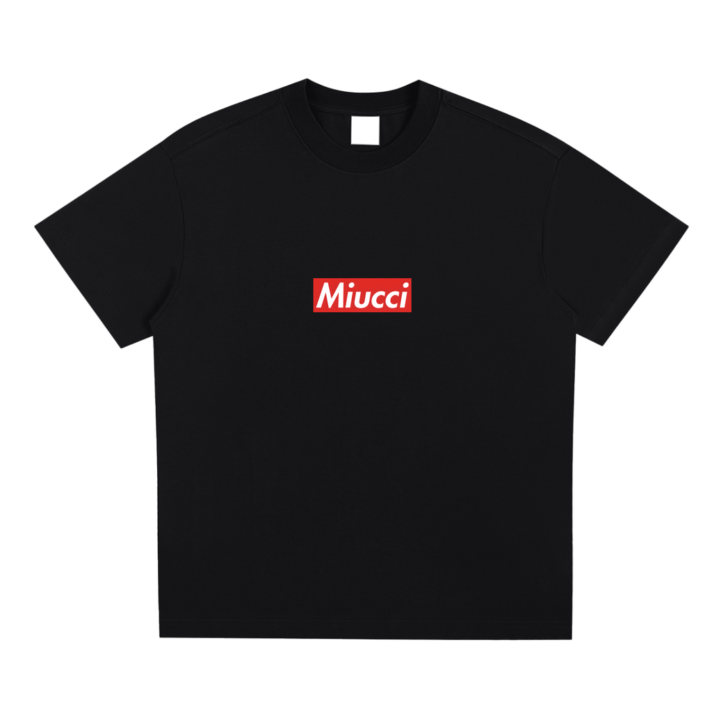Supreme box logo black tee