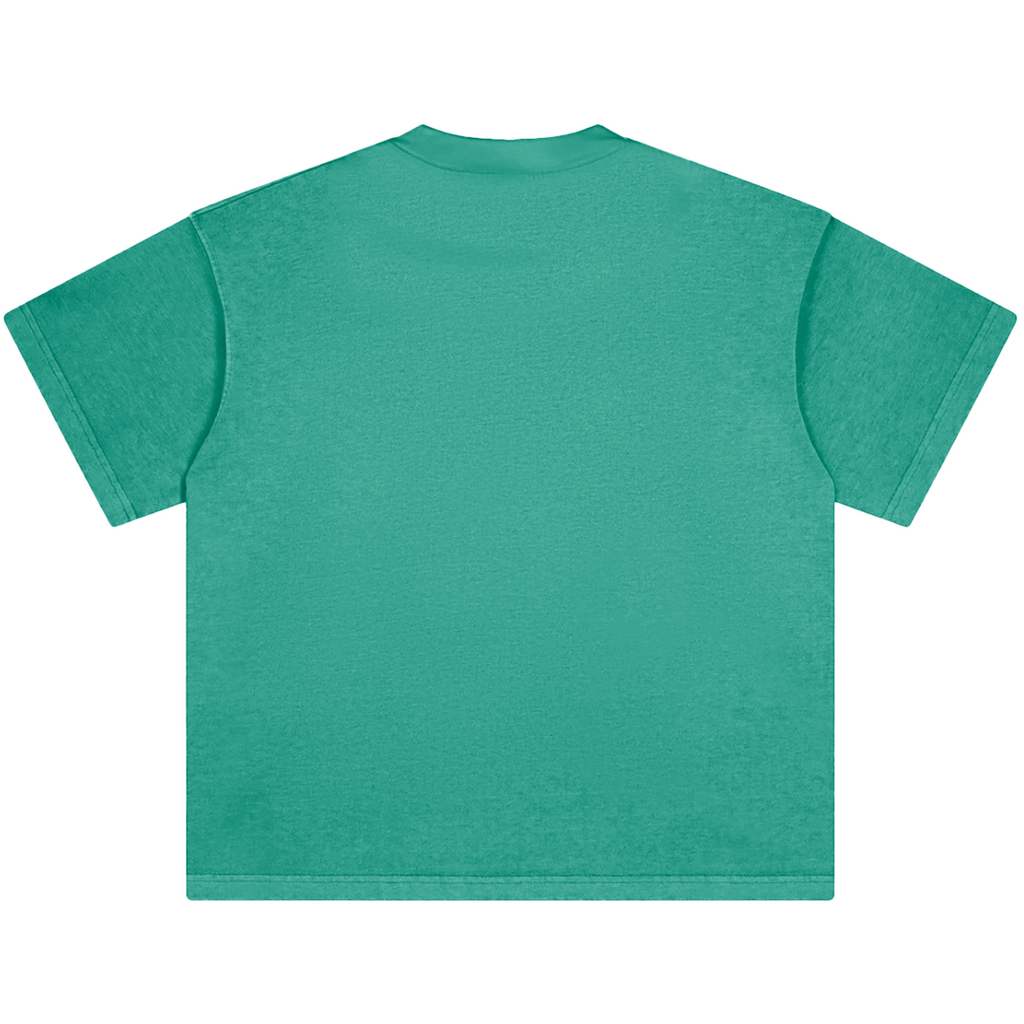 Supreme green box logo tee