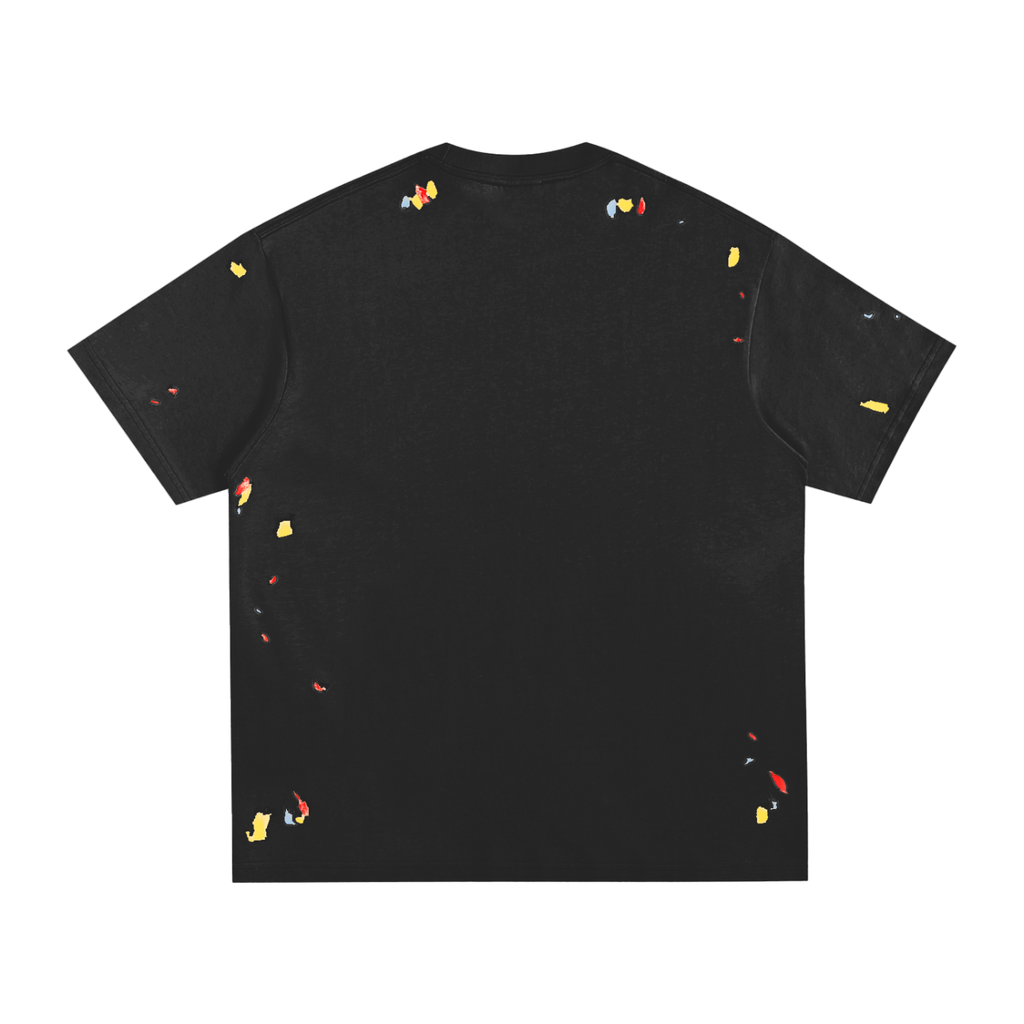 Blaze paint black tee