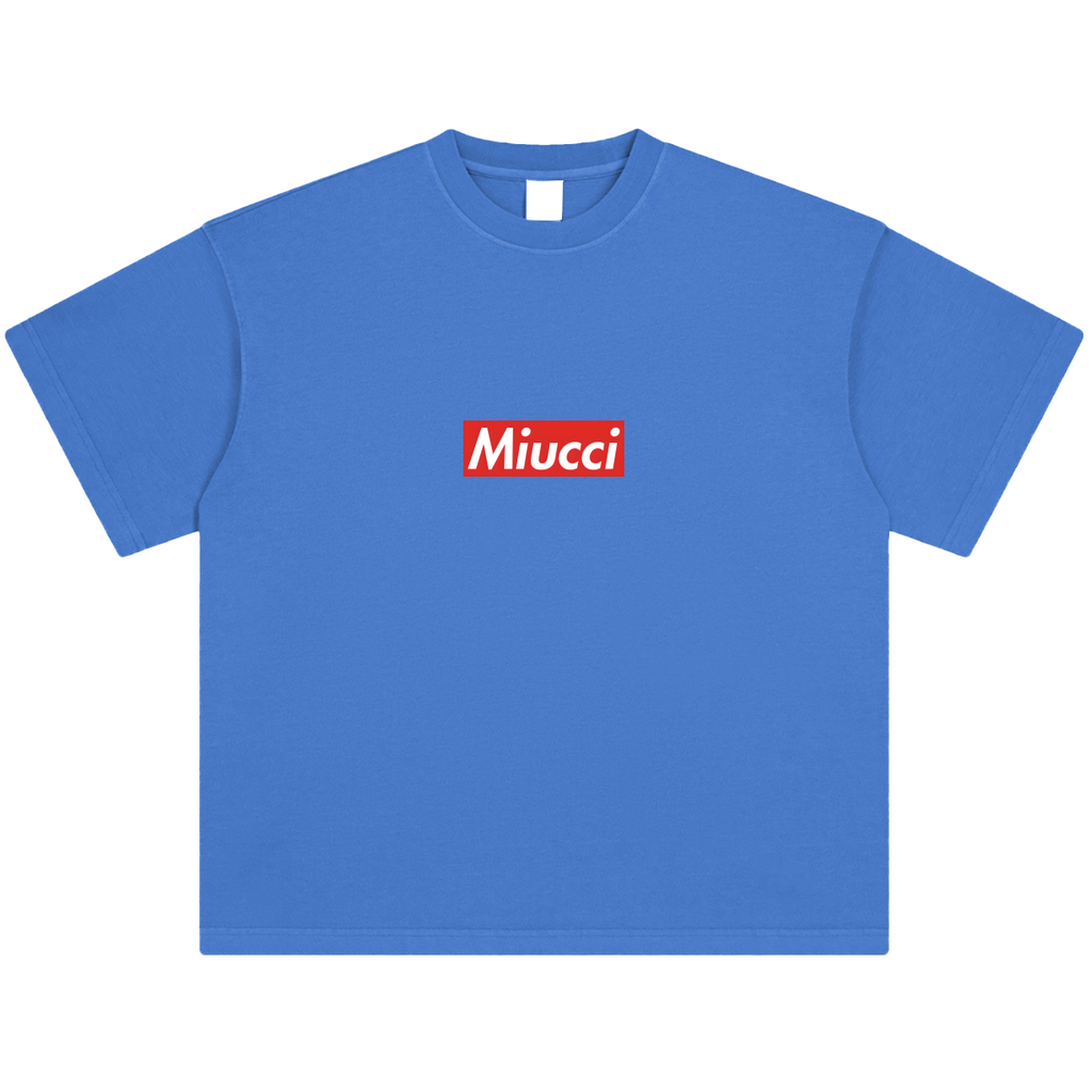 Supreme blue box logo tee