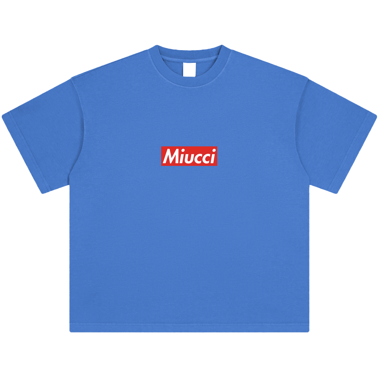 Supreme blue box logo tee