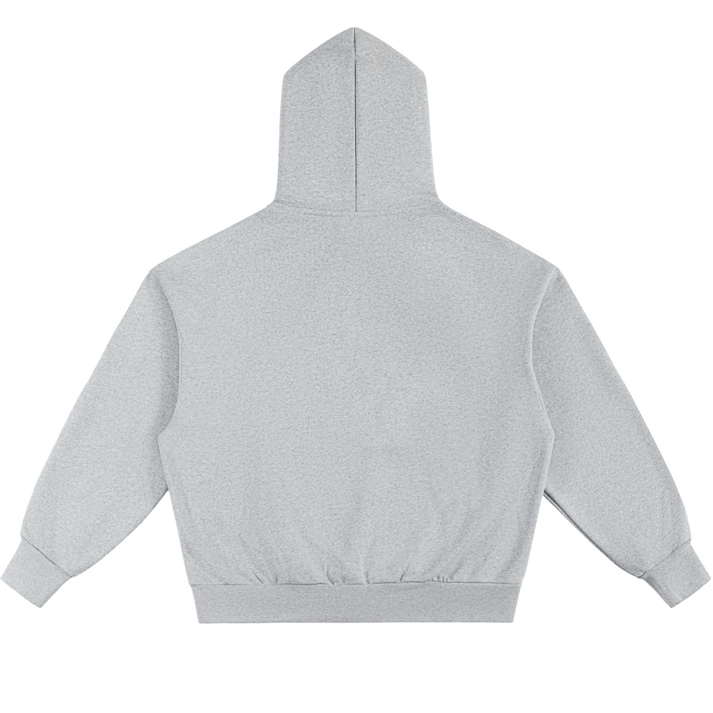 Supreme grey box logo hoodie
