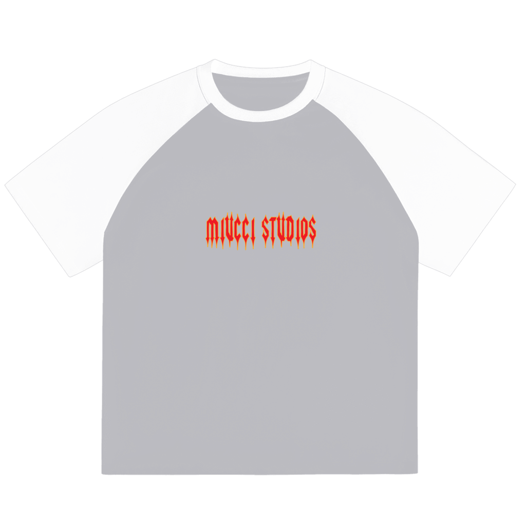 Blaze grey two tone tee