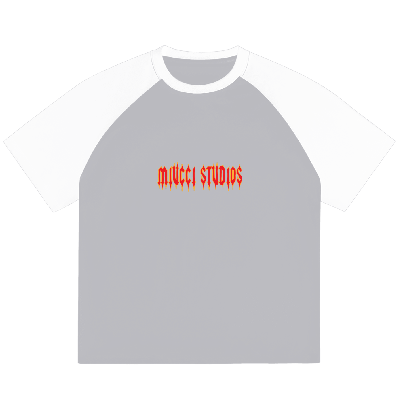 Blaze grey two tone tee