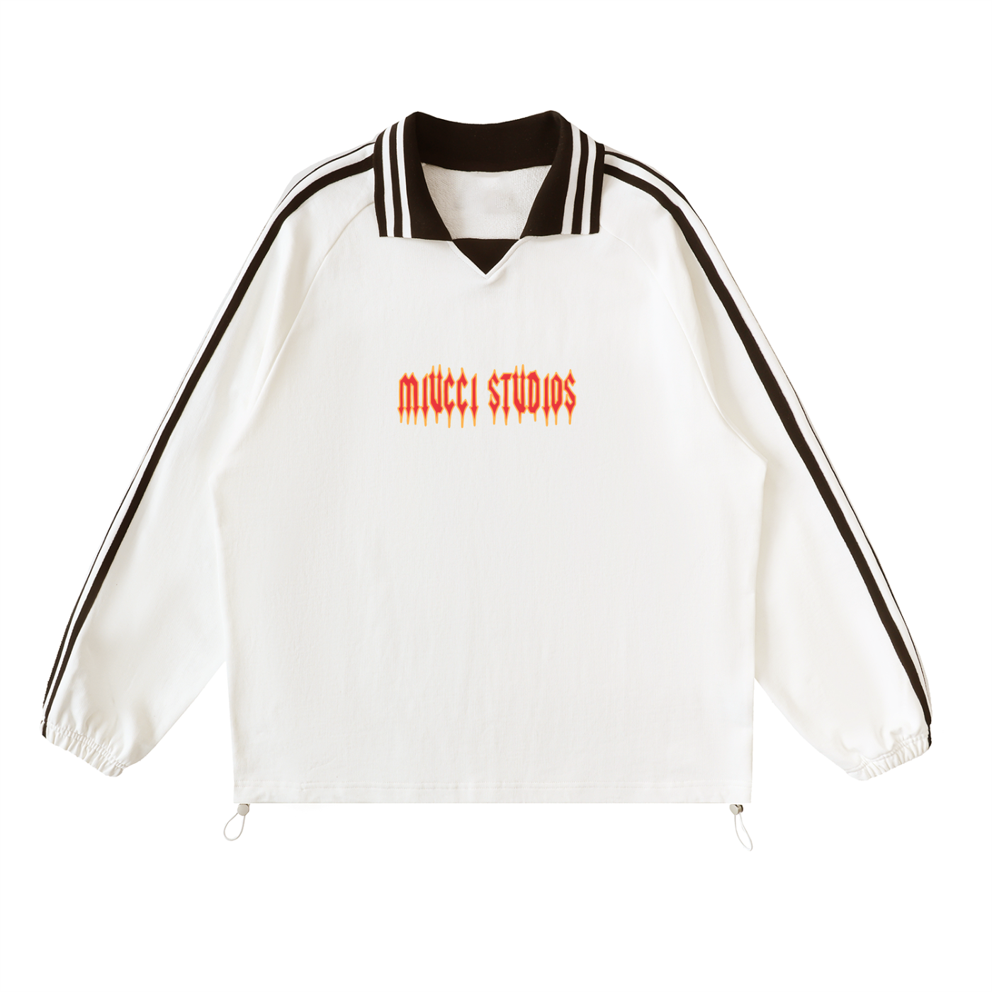 Blaze white striped sweatshirt