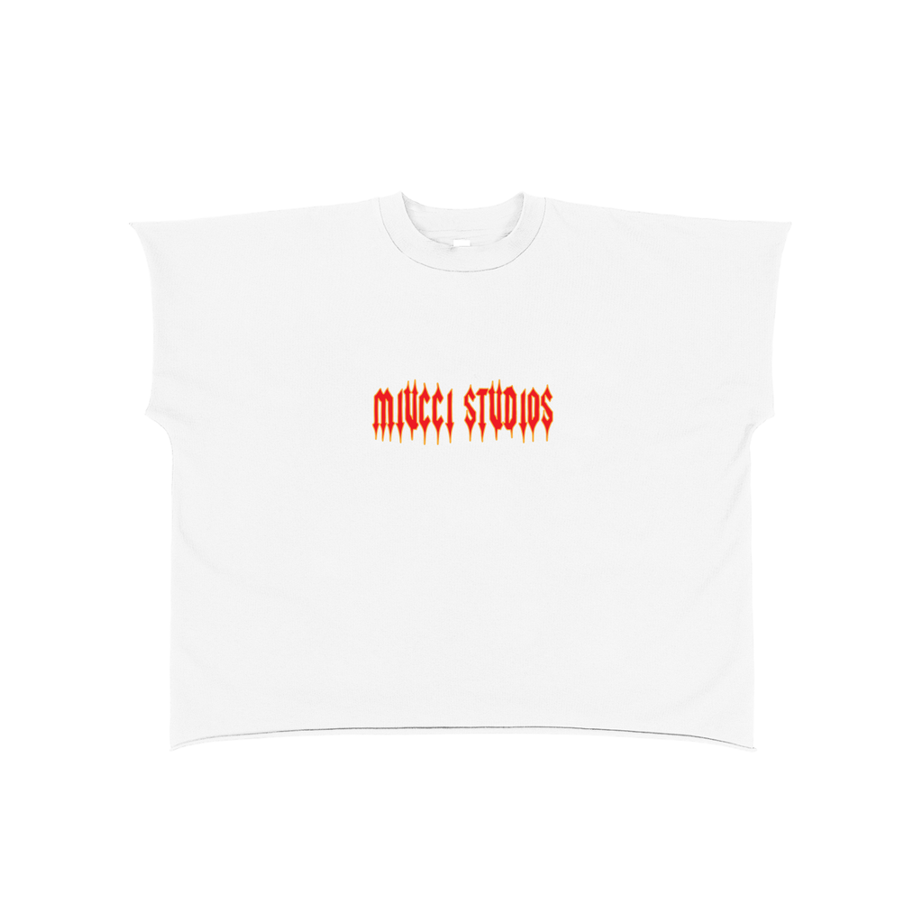 Blaze white tank top