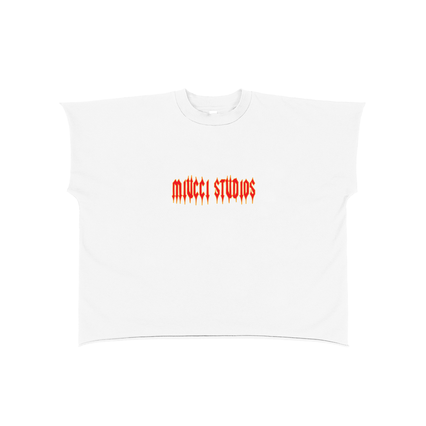 Blaze white tank top