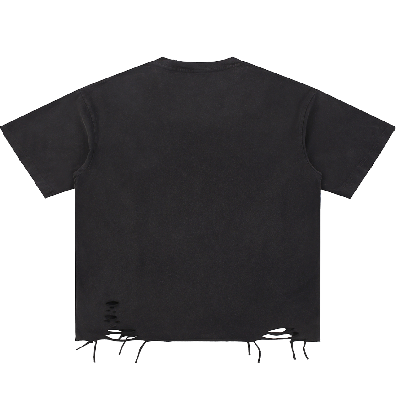 Blaze distressed black tee