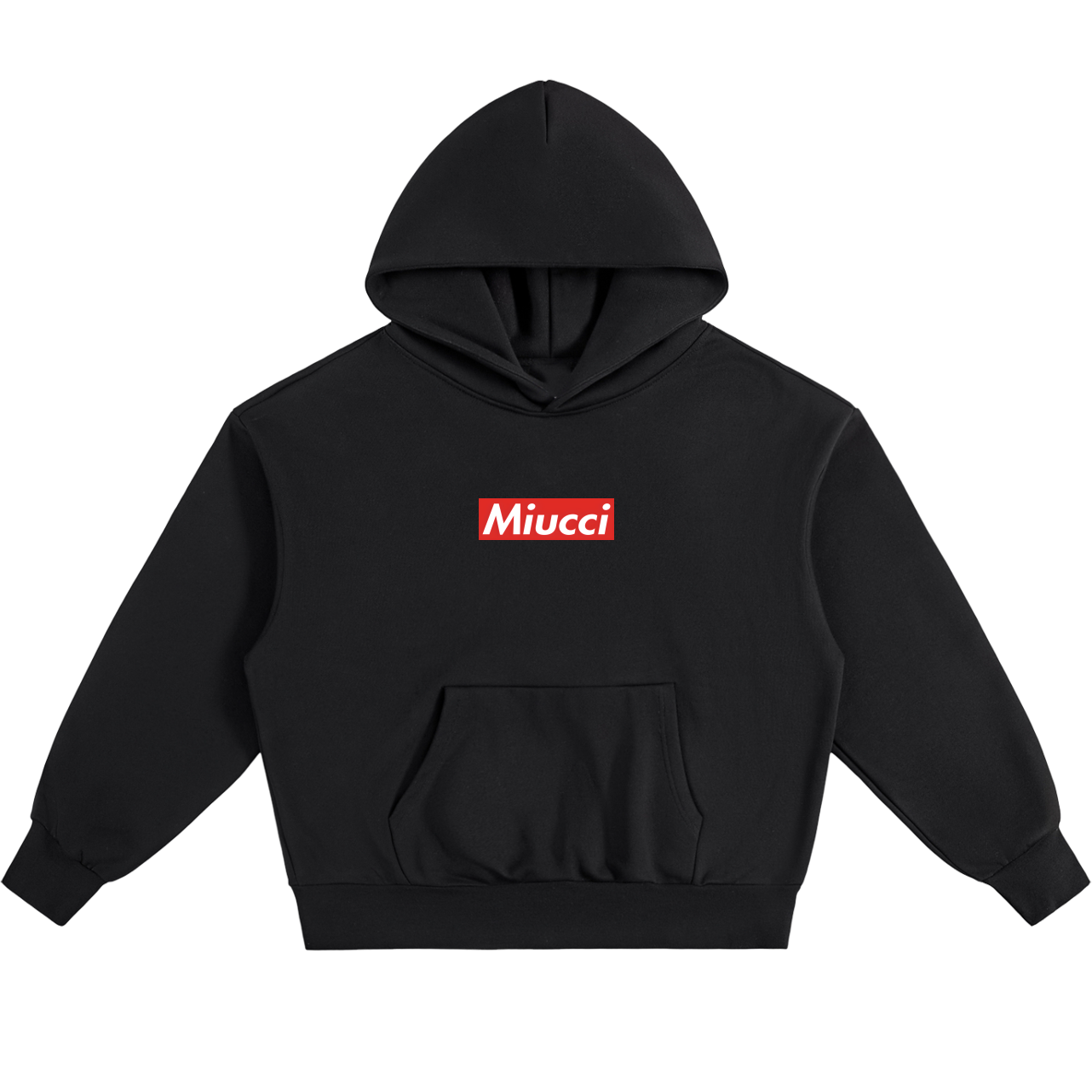 Supreme black box logo hoodie