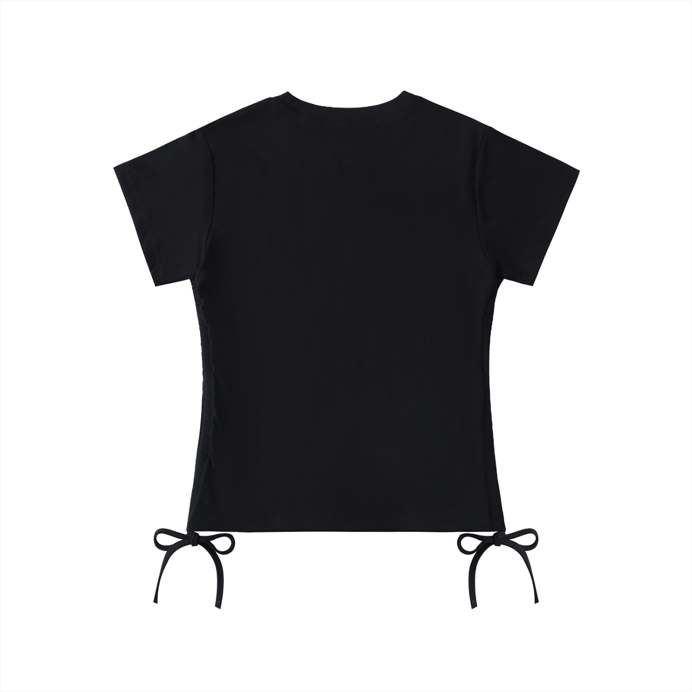 MS Womens Drawstring Tee Black