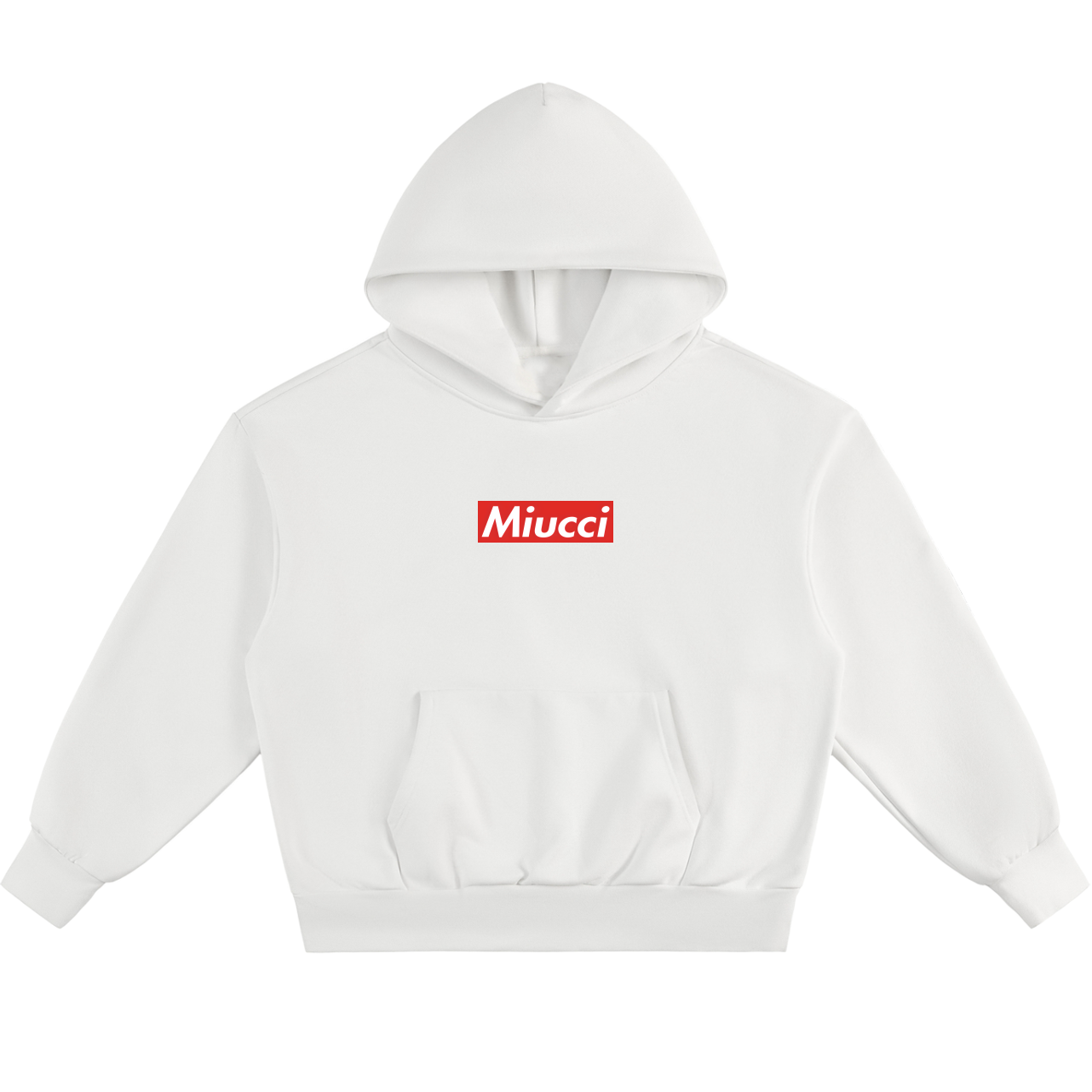 Supreme grey box logo hoodie